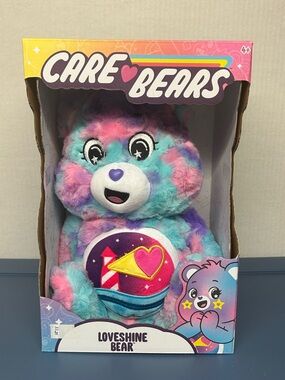 Care Bears – 14″ Medium Plush – Color Splash Collection – Loveshine Bear